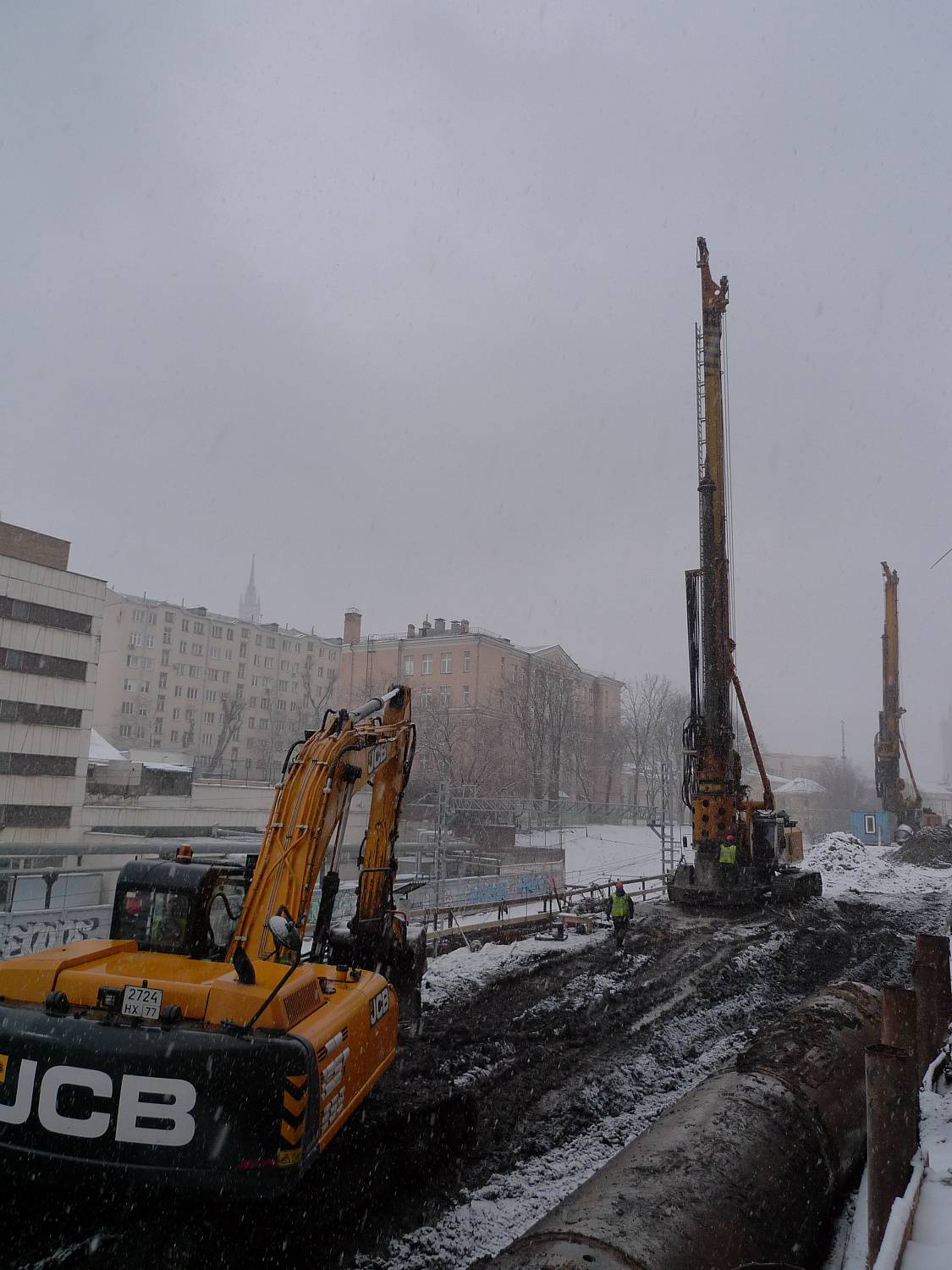 III и IV главные пути Москва -пассажирская -Курская (искл.)­Москва Каланчевская). Подпорная стенка ПС9